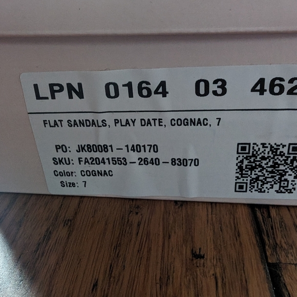 JustFab NIB Brown Leather Strappy Summer Sandal size 7 - Picture 7 of 7